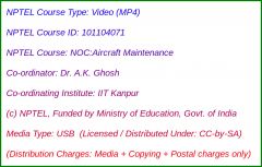 NOC:Aircraft Maintenance (USB)