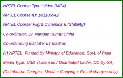 Flight Dynamics II (Stability) (USB)