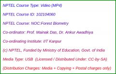 NOC:Forest Biometry (USB)