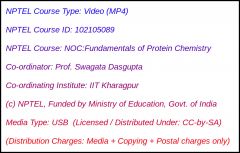 NOC:Fundamentals of Protein Chemistry