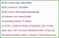 NOC:Medical Biomaterials (USB)