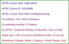 NOC:Plant Cell Bioprocessing (USB)