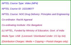 NOC:Drug Delivery: Principles and Engineering (USB)