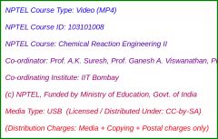 Chemical Reaction Engineering II (USB)