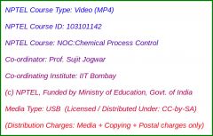 NOC:Chemical Process Control (USB)