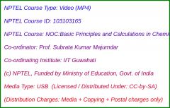 NOC:Basic Principles and Calculations in Chemical Engineering (USB)