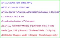 Advanced Mathematical Techniques in Chemical Engineering (USB)