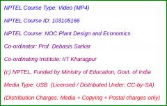 NOC:Plant Design and Economics  (USB)