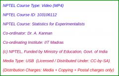 Statistics for Experimentalists (USB)