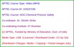 NOC:Chemical Process Safety (USB)