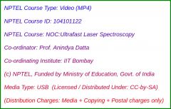 NOC:Ultrafast Laser Spectroscopy (USB)