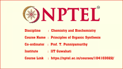 Principles of Organic Synthesis (DVD)
