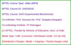 NOC:Experimental Biochemistry (USB)