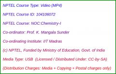 NOC:Chemistry - I (USB)