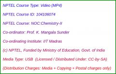 NOC:Chemistry-II (USB)