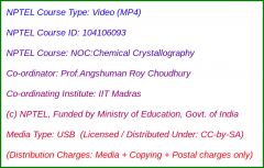 NOC:Chemical Crystallography (USB)