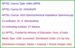 NOC:Electrochemical Impedance Spectroscopy (USB)