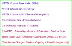 NOC:Chemical Principles - II (USB)
