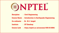 Introduction to Earthquake Engineering (DVD)