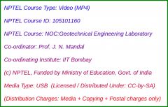 NOC:Geotechnical Engineering Laboratory (USB)