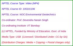 NOC:Environmental Geotechnics (USB)