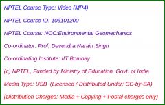 NOC:Environmental Geomechanics (USB)