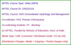 NOC:Groundwater Hydrology and Management