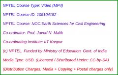 NOC:Earth Sciences for Civil Engineering (USB)