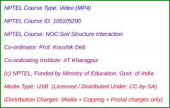 NOC:Soil Structure Interaction (USB)
