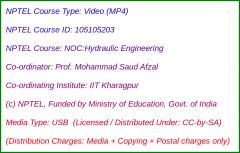 NOC:Hydraulic Engineering (USB)