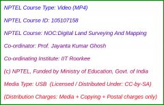 NOC:Digital Land Surveying And Mapping (USB)