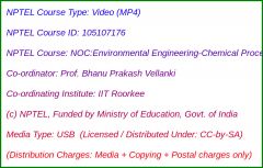 NOC:Environmental Engineering-Chemical Processes (USB)
