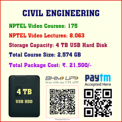 Civil Engineering (175 Video Courses in 4 TB USB HDD)