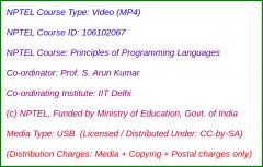 Principles of Programming Languages (USB)