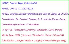 Design Verification and Test of Digital VLSI Circuits (USB)