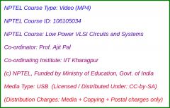 Low Power VLSI Circuits and Systems (USB)