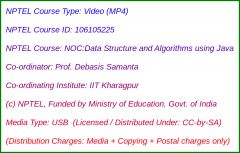 NOC:Data Structure and Algorithms using Java (USB)