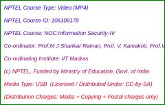NOC:Information Security - IV (USB)