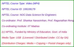 NOC:Data Science for Engineers (USB)