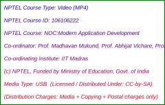 NOC:Modern Application Development (USB)