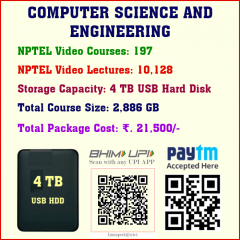 Computer Science and Engineering (197 Video Courses in 4 TB USB HDD)