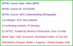 NOC:Understanding Ethnography (USB)