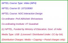 NOC:Interaction Design (USB)