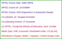NOC:Ergonomics In Automotive Design (USB)