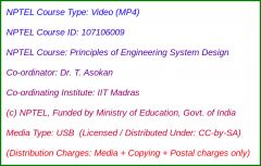 Principles of Engineering System Design (USB)