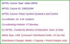 Power System Dynamics and Control (USB)