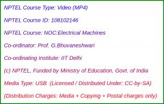 NOC:Electrical Machines (USB)