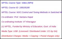 NOC:Control and Tuning Methods in&#
