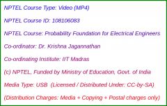 Probability Foundation for Electrical Engineers (USB)
