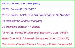 NOC:LDPC and Polar Codes in 5G Standard (USB)